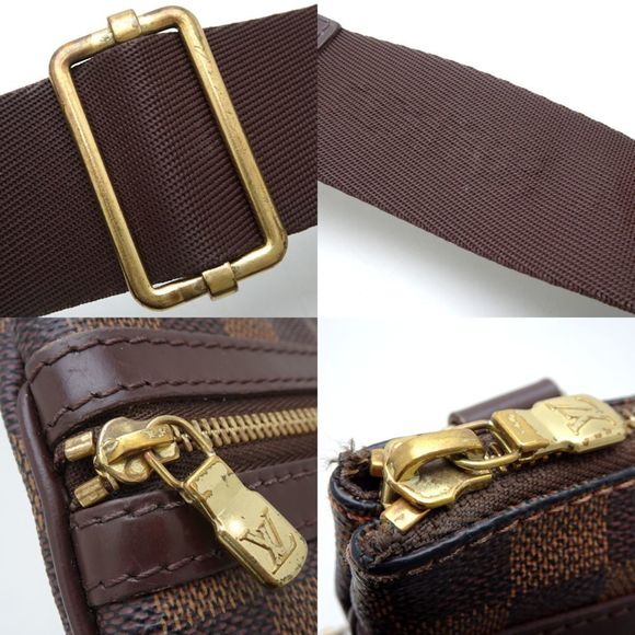 LOUIS VUITTON Louis Vuitton Damier Pochette Bosphore N51111 Shoulder Bag Eben... - Picture 5 of 10